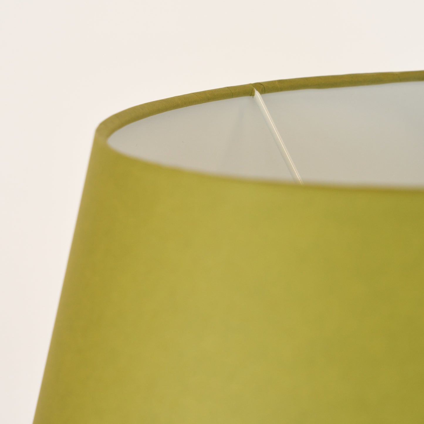 Olive Green Card Lampshade -12'', 14'', 16''