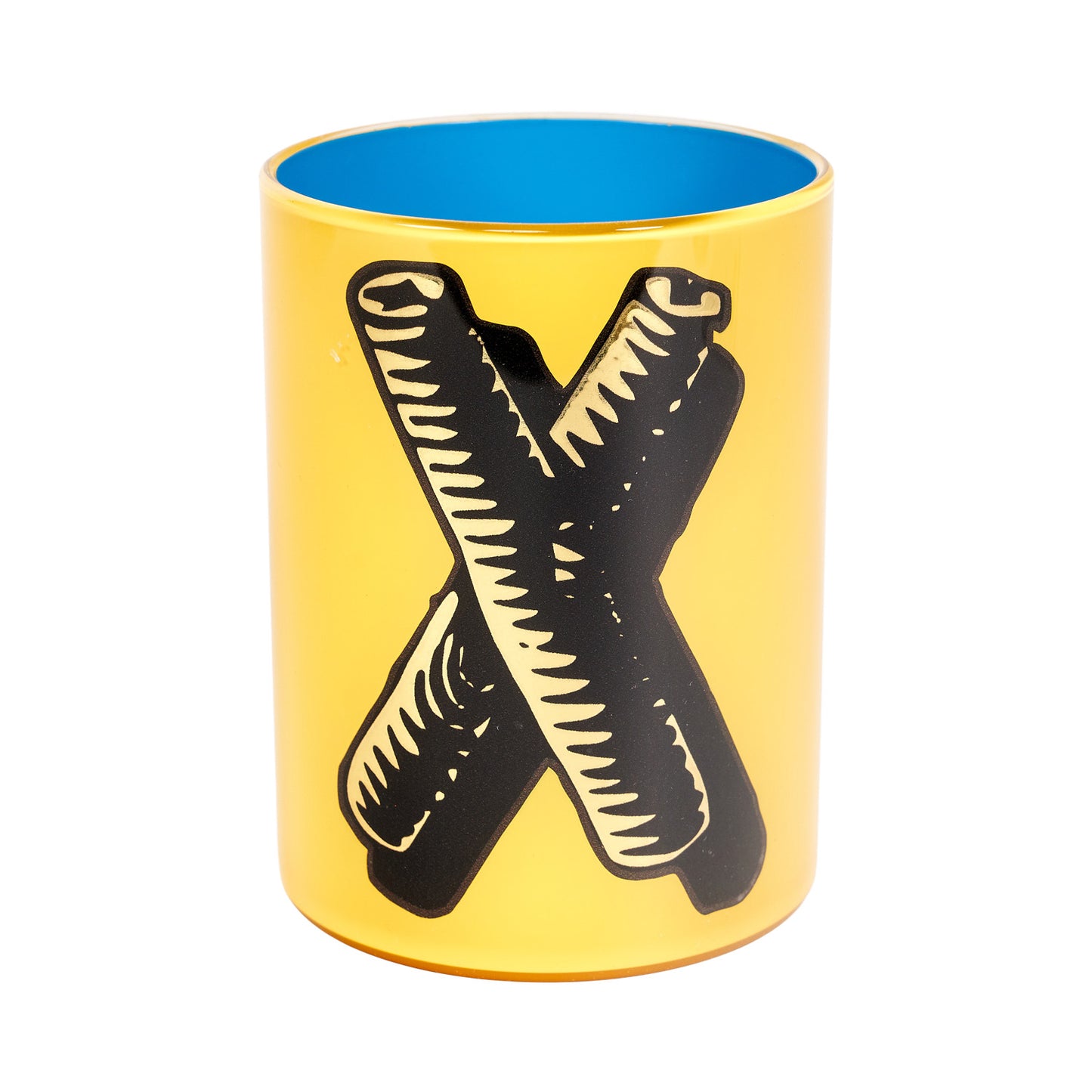 Alphabet Brush Pot - X