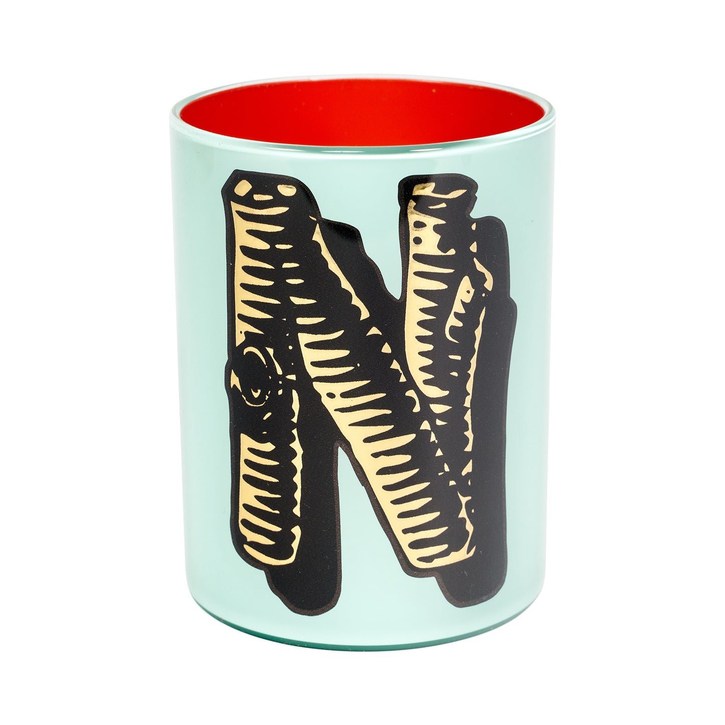 Alphabet Brush Pot - N