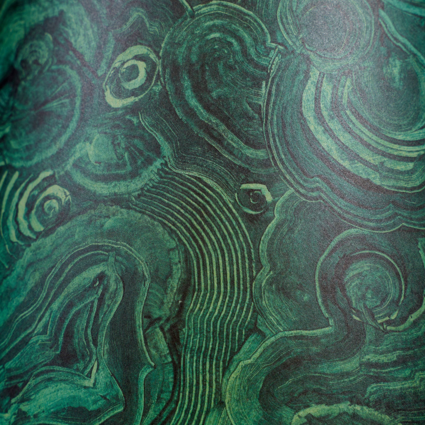 12” Malachite Lampshade