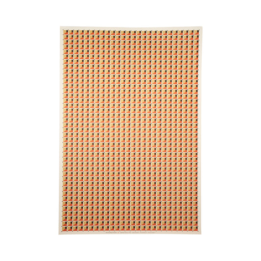 Venetian Box Grid Patterned Paper