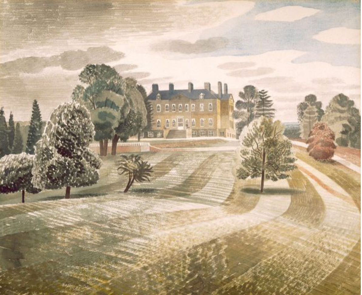 Buscot Park by Eric Ravilious