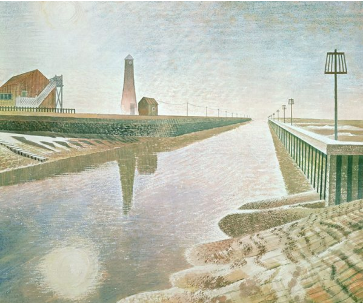 Rye Harbour by Eric Ravilious