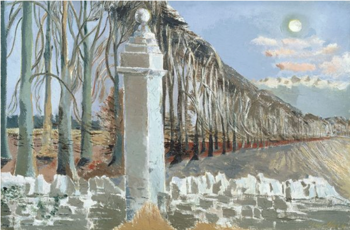 Pillar & Moon by Paul Nash