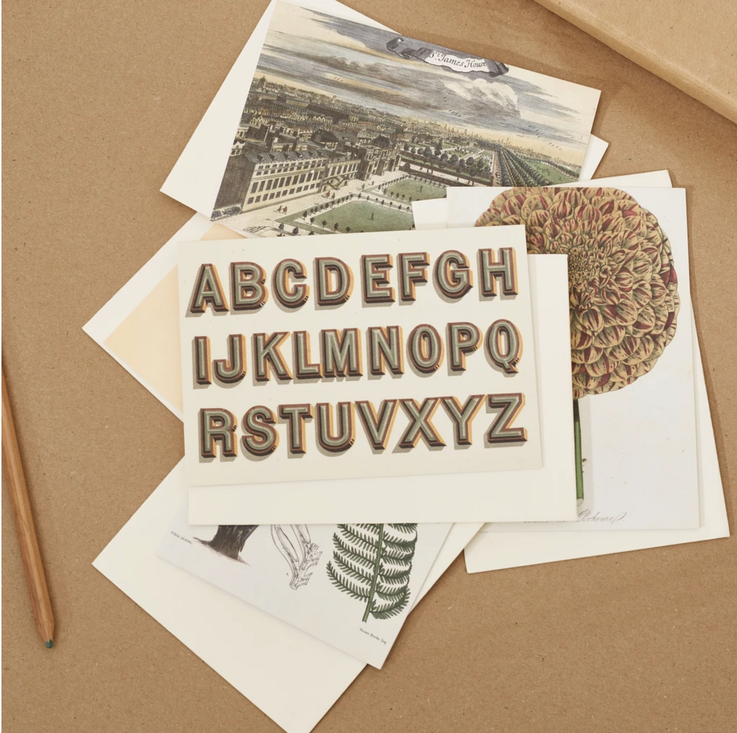 Vue de Ternate - pack of 10 postcards