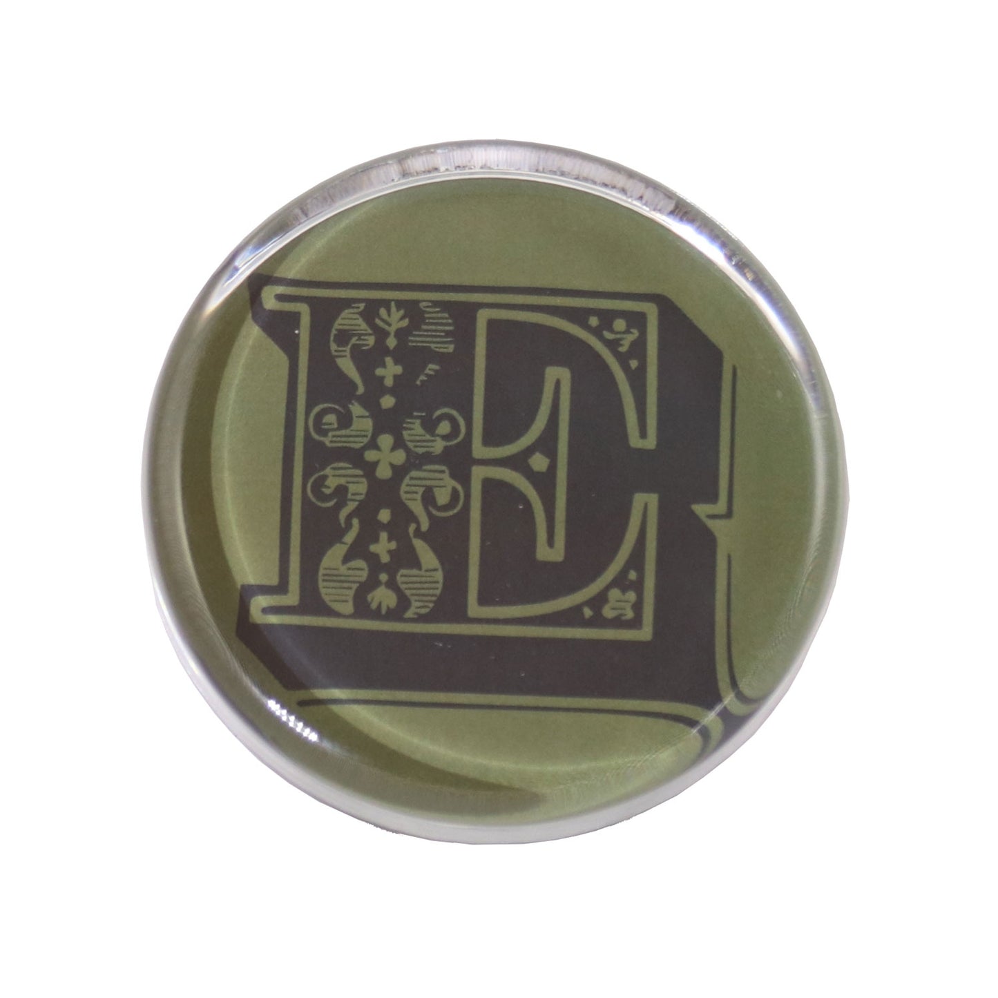 Alphabet Paperweight - E