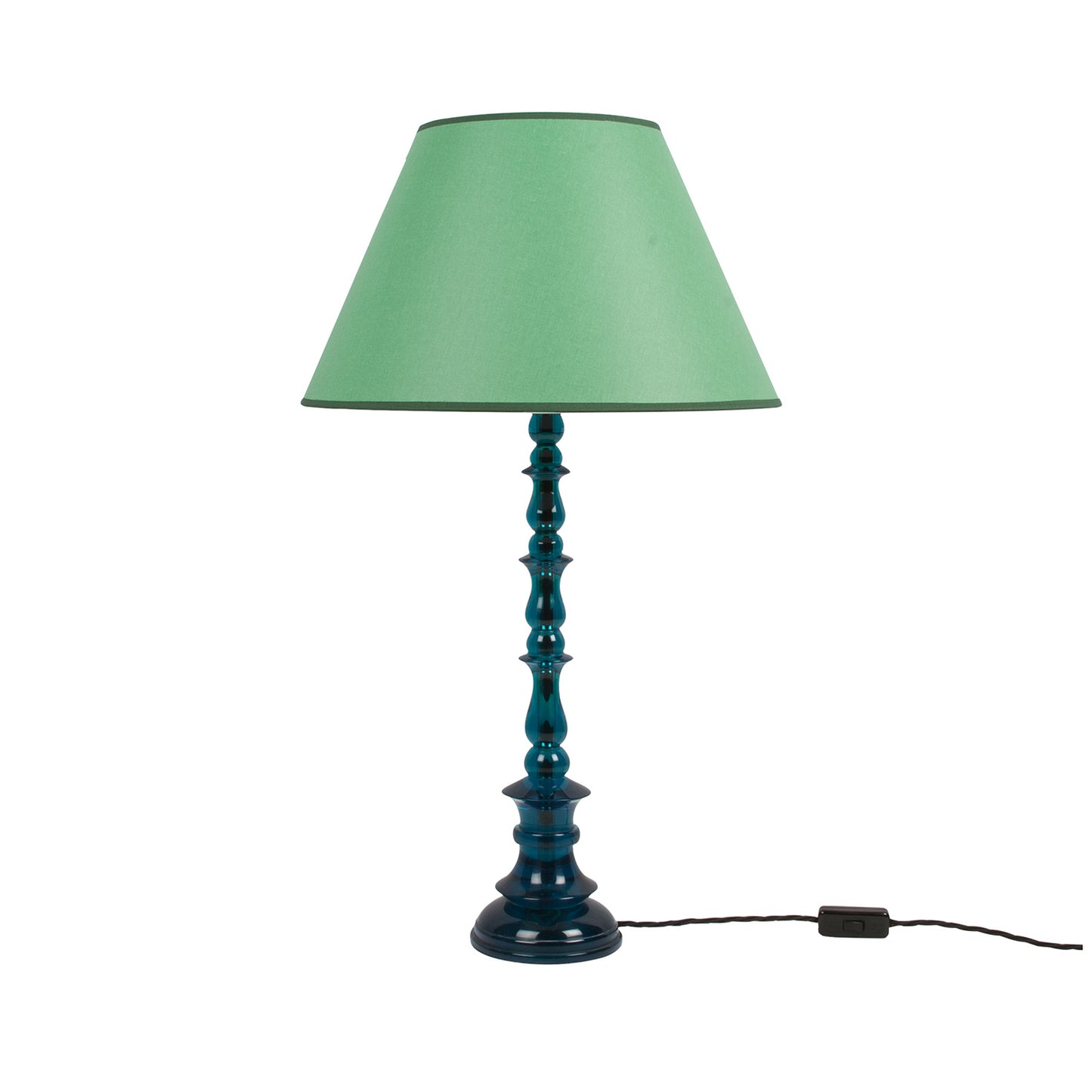 Spring Resin Lamp Blue Green