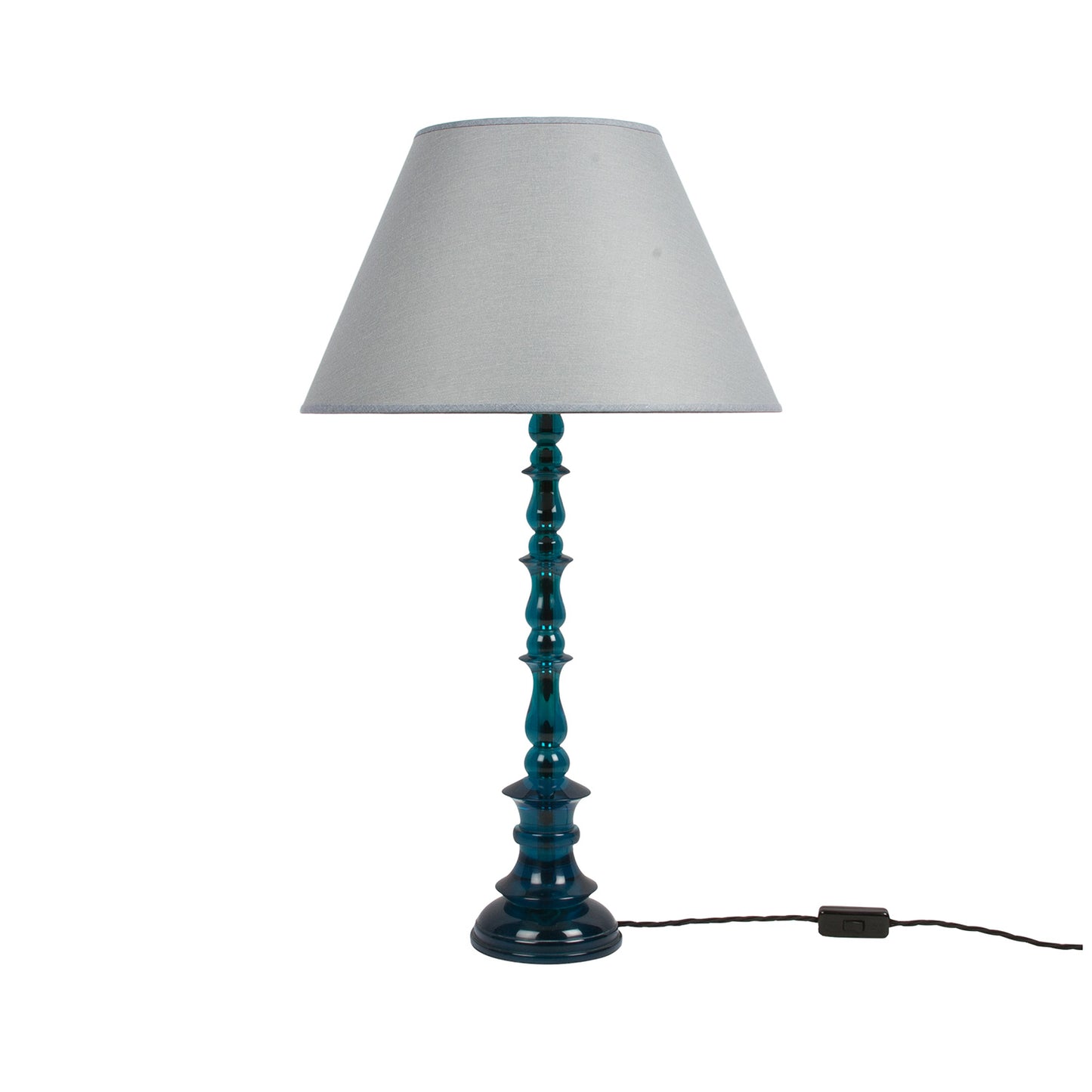 Spring Resin Lamp Blue Green