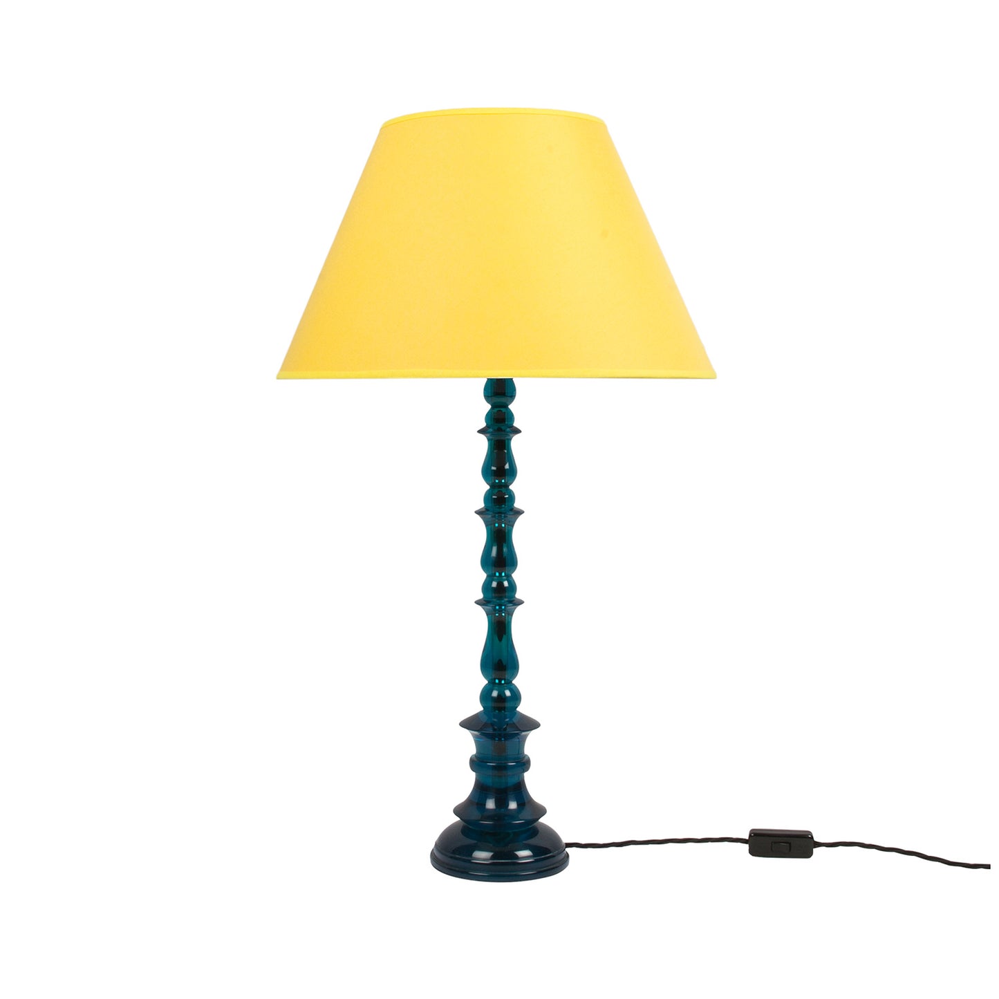 Spring Resin Lamp Blue Green