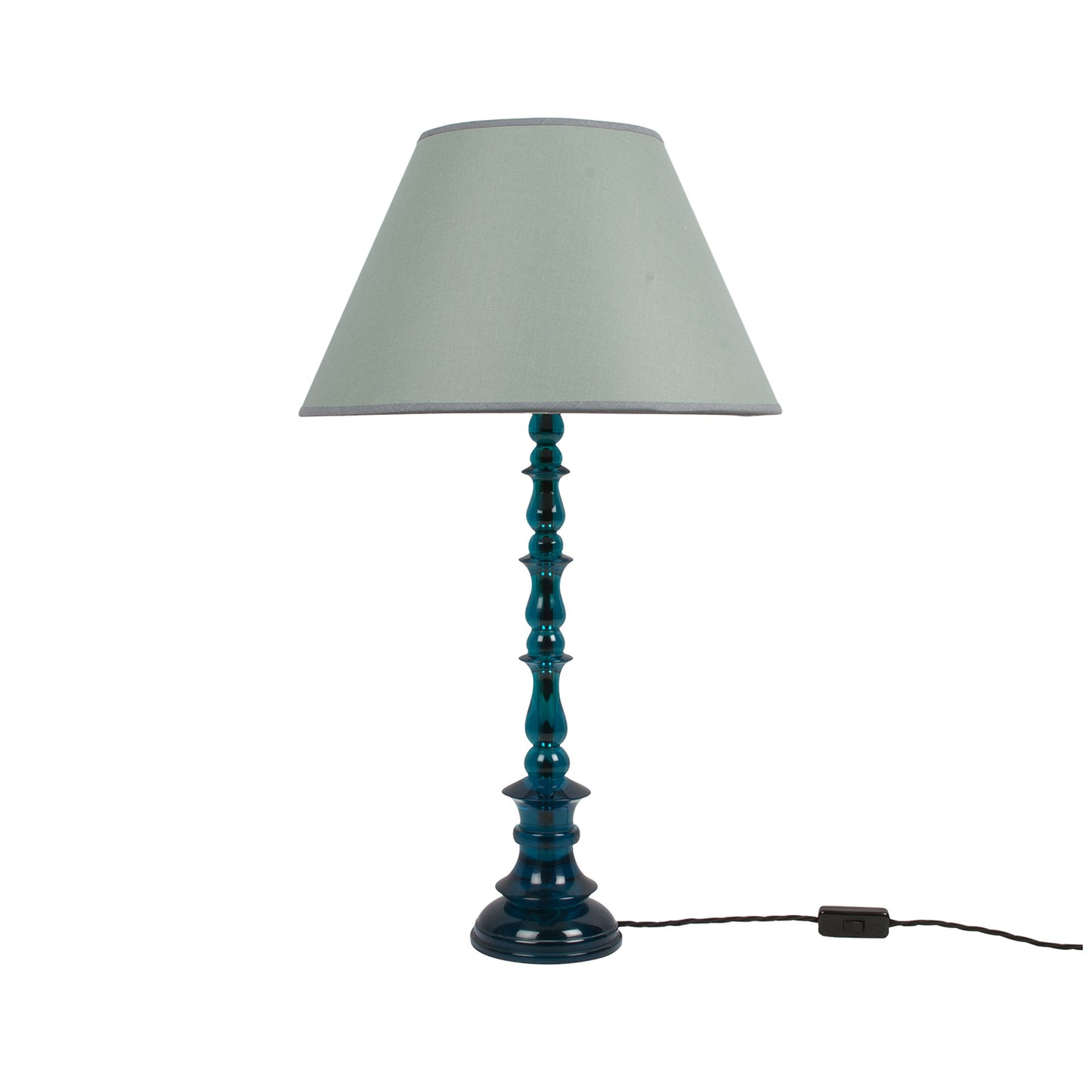 Spring Resin Lamp Blue Green