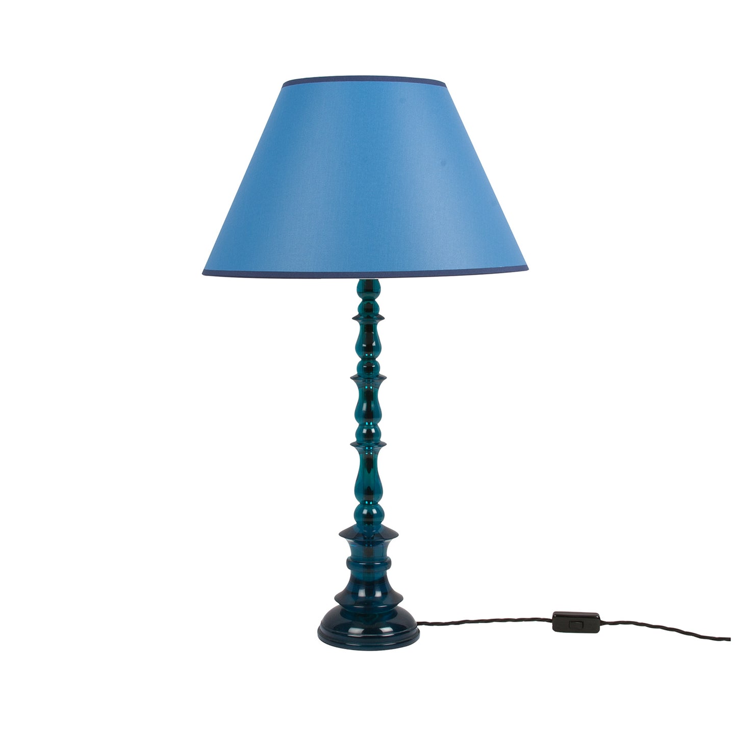 Spring Resin Lamp Blue Green