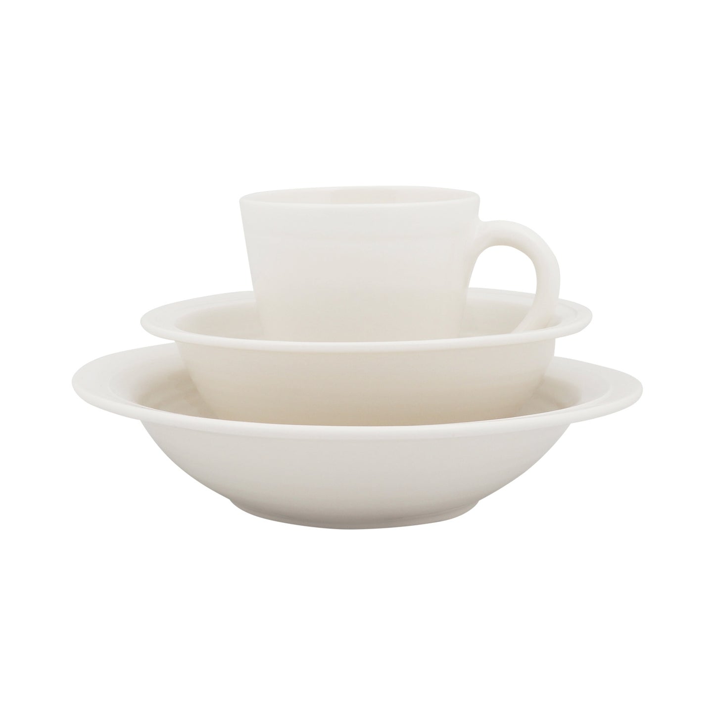 Creamware Hand Cast Cereal Bowl