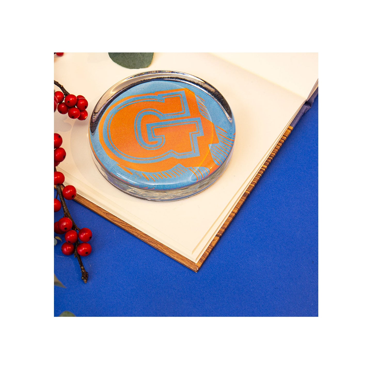 Alphabet Paperweight - E