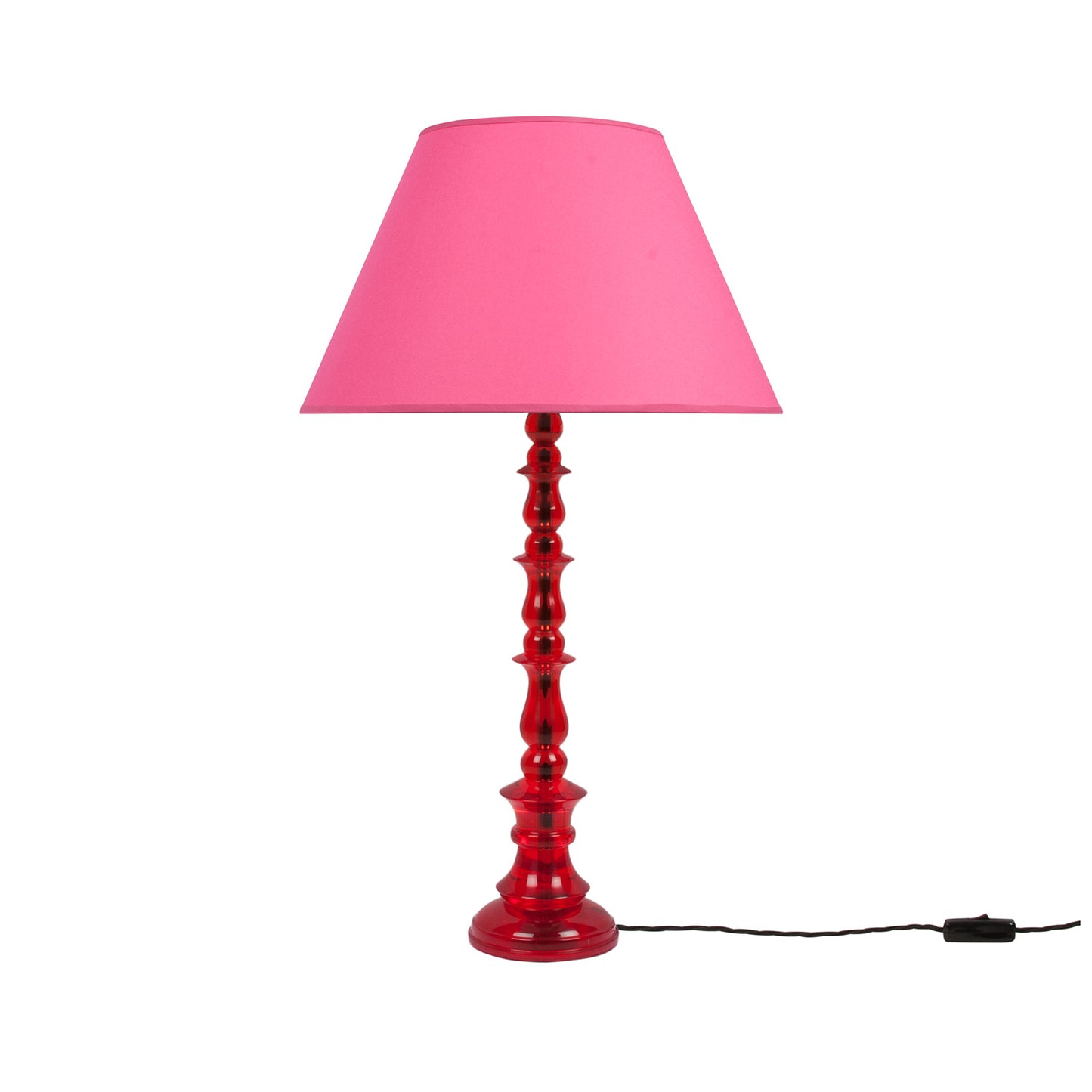 Spring Resin Lamp Red