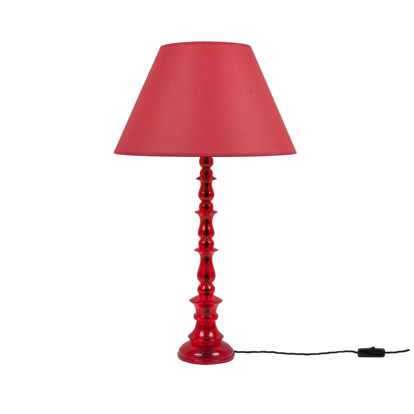 Spring Resin Lamp Red