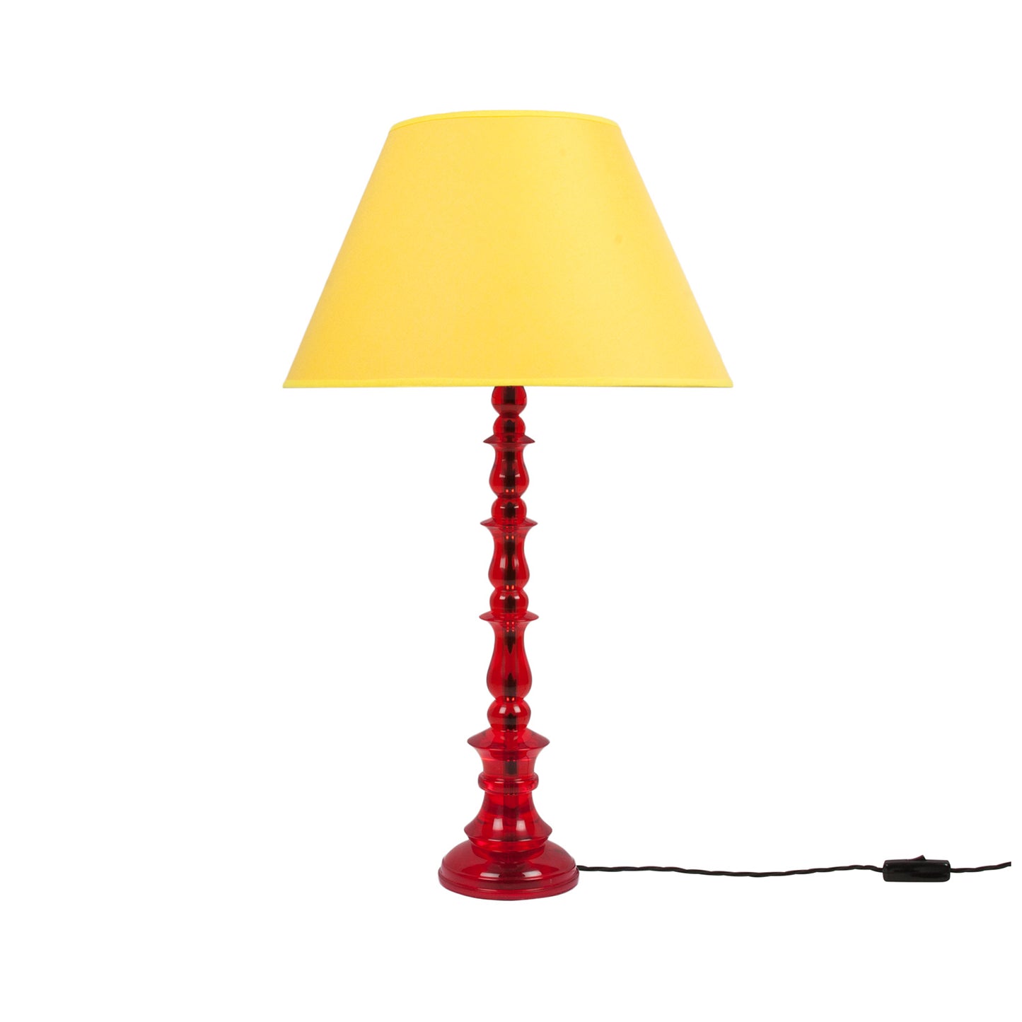 Spring Resin Lamp Red