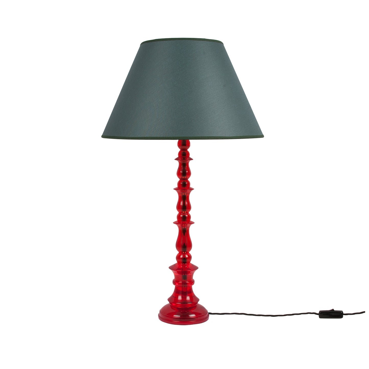 Spring Resin Lamp Red