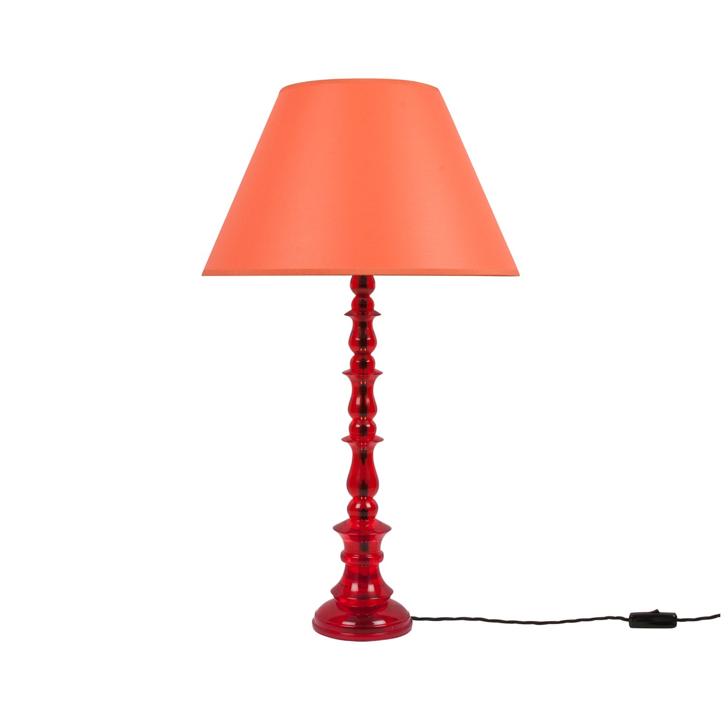 Spring Resin Lamp Red