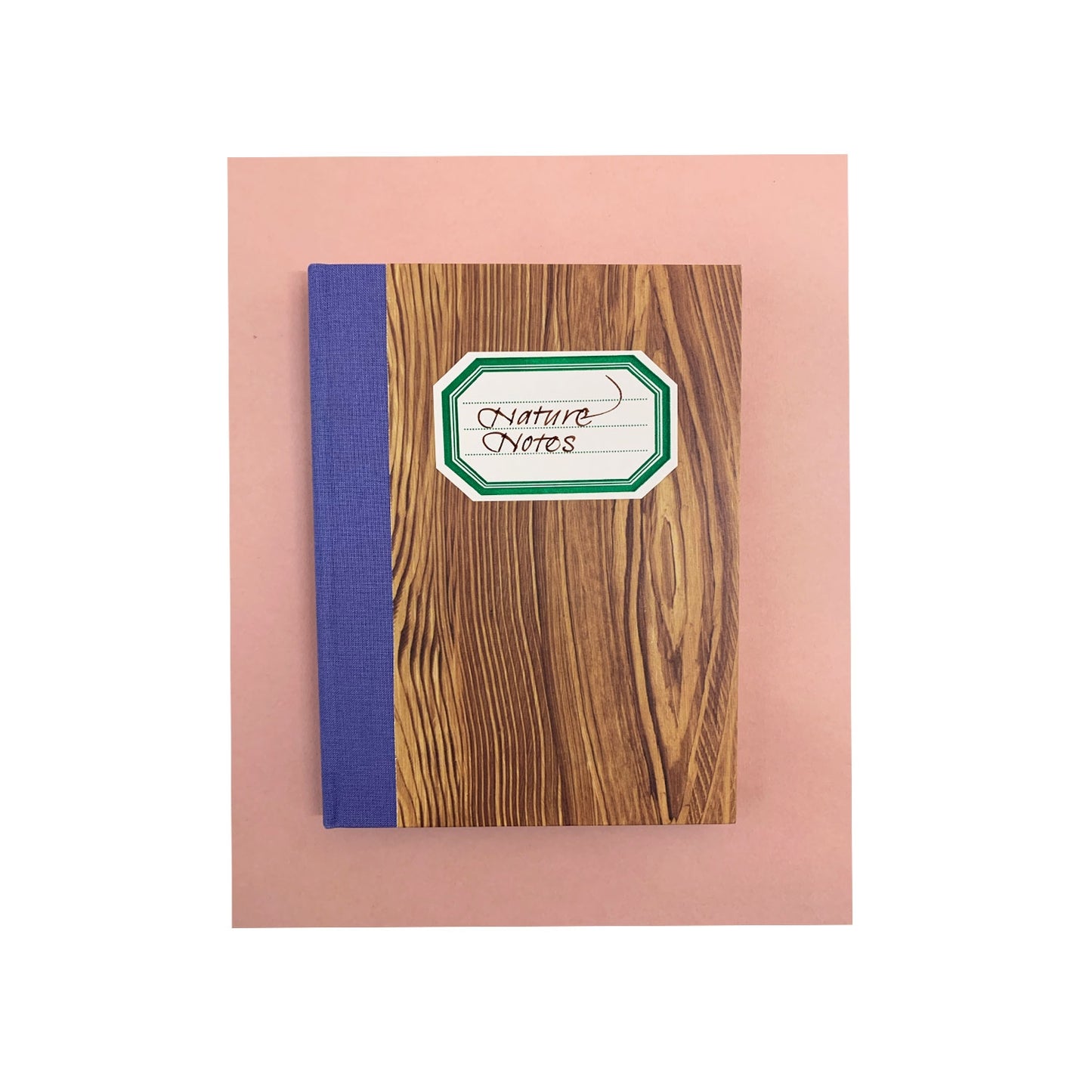Green Border Octagonal Letterpress Bookplates - Set of 8