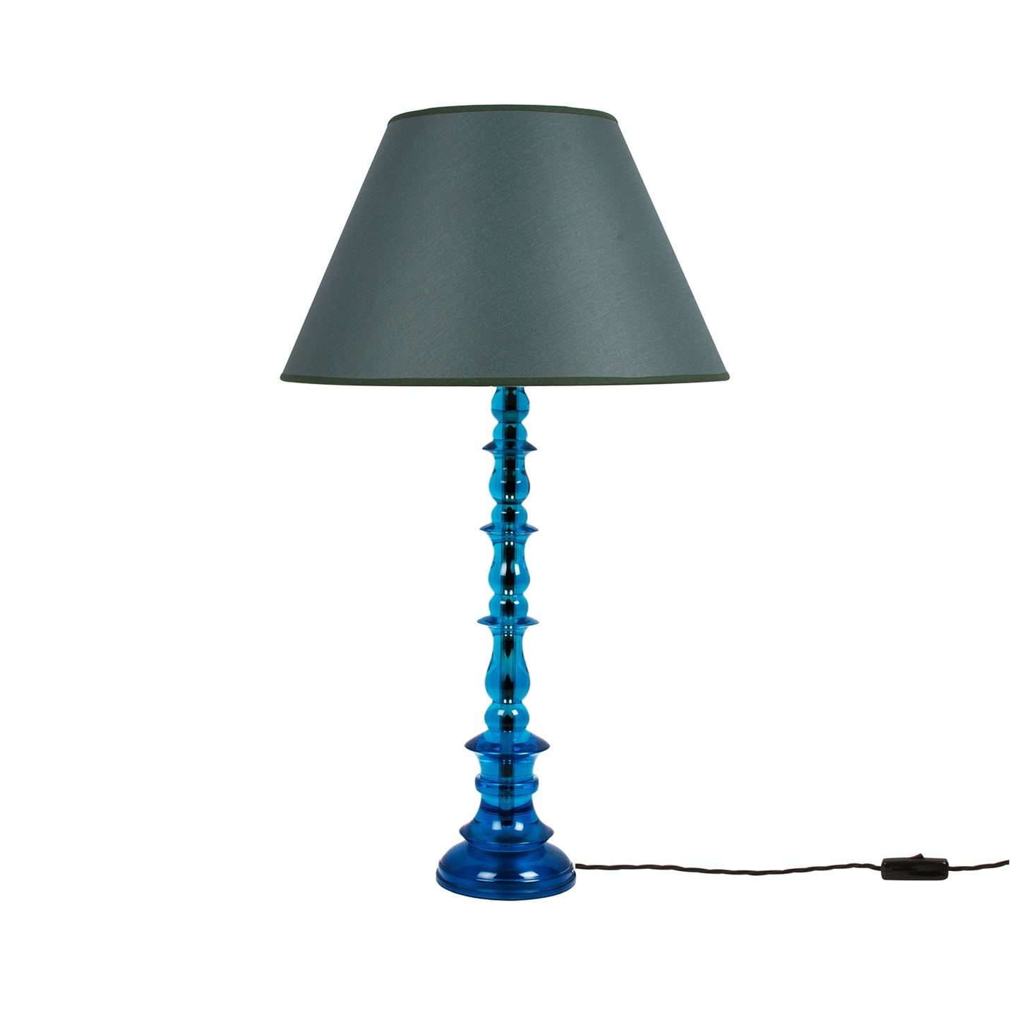 Spring Resin Lamp Turquoise