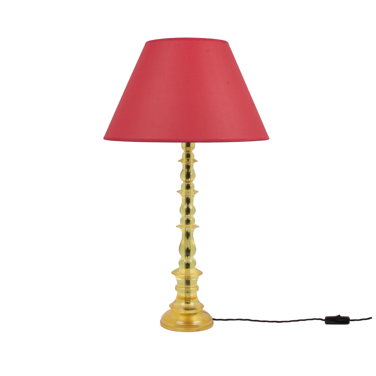 Spring Resin Lamp Yellow