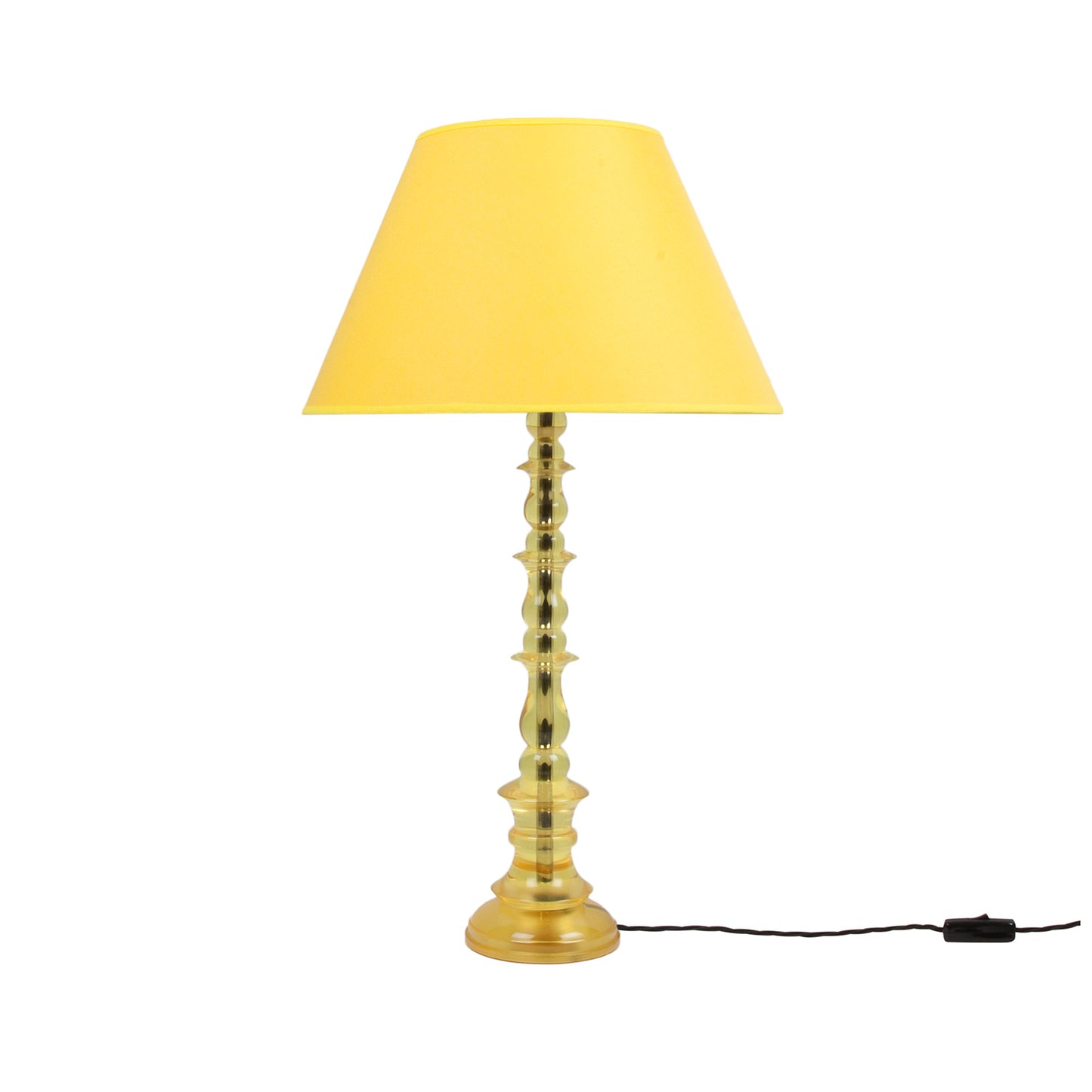 Spring Resin Lamp Yellow