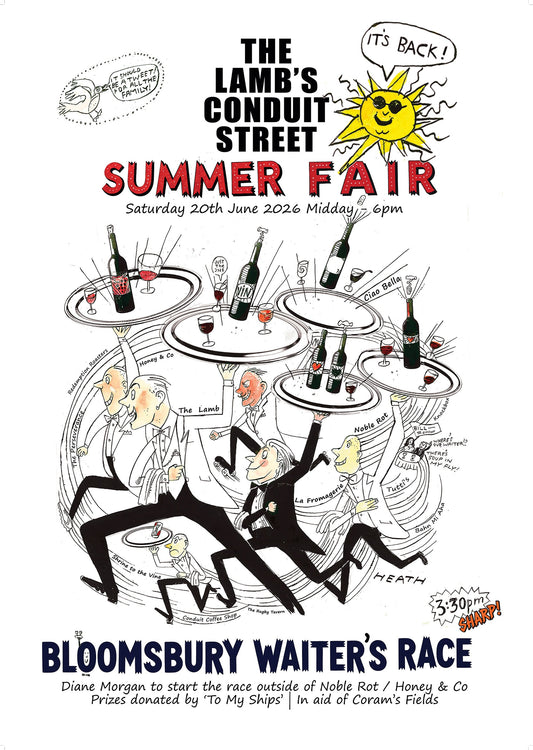 Join us this Saturday 20th June, for the annual Lambs Conduit & Rugby Street Summer Fair!!