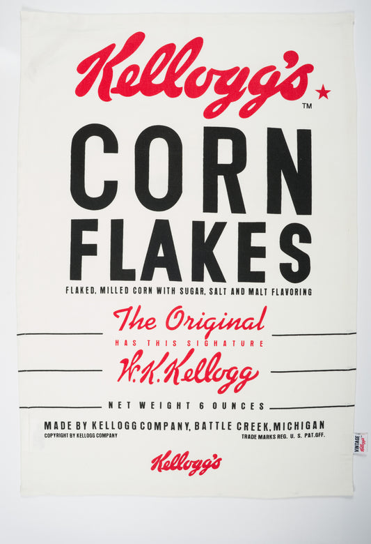 Vintage Kelloggs Cornflakes Tea Towel