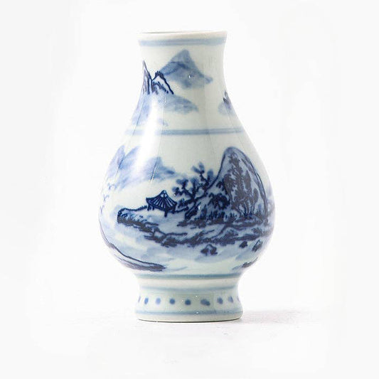 Hand-painted Blue and White Porcelain Vase