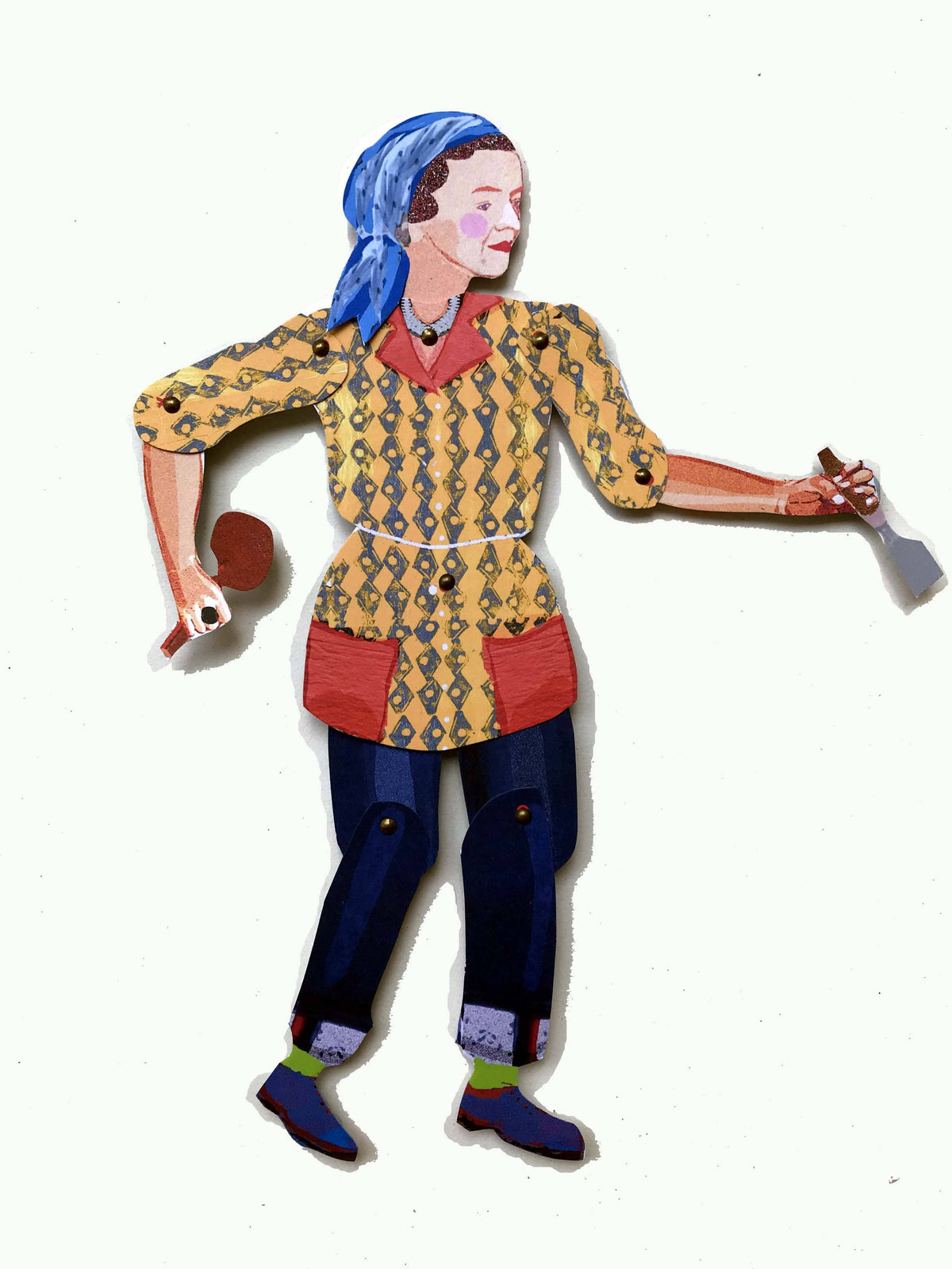 Cut & Make Paper Puppet - Artist Series - Barbara Hepworth