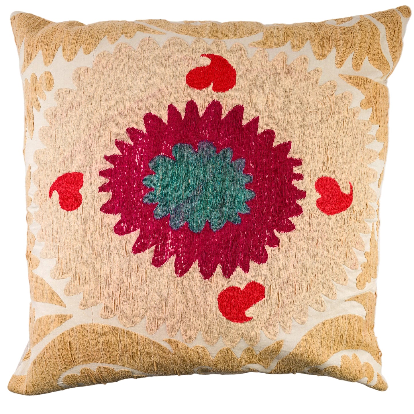 Antique Suzani Cushion 68cm x 68cm