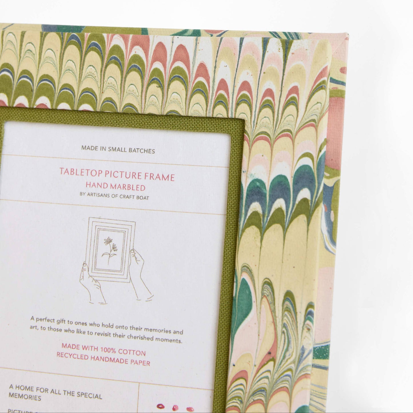 Marbled Picture Frame - Moss Mountain