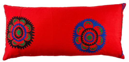 Antique Suzani Cushion 36cm x 76cm