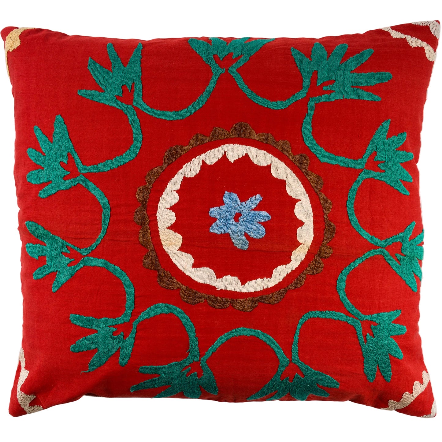 Antique Suzani Cushion 48cm x 52cm