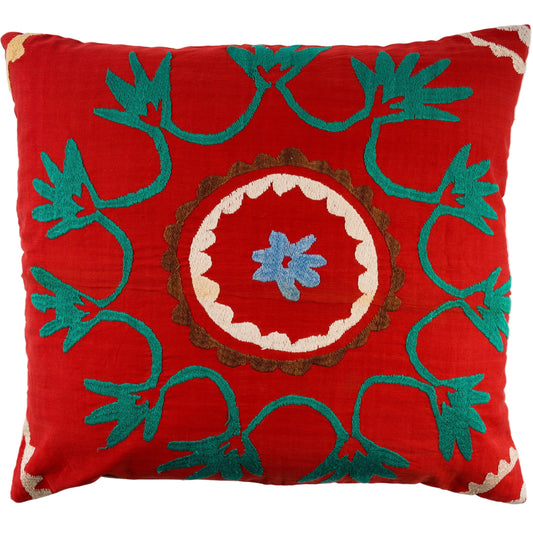 Antique Suzani Cushion 48cm x 52cm