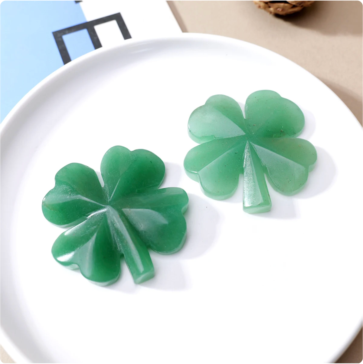 Aventurine Lucky Four Leaf Clover