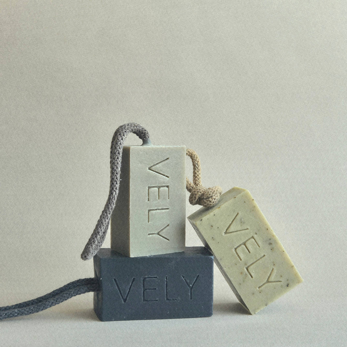 Handmade Soap On A Rope "Sea Meditation" 