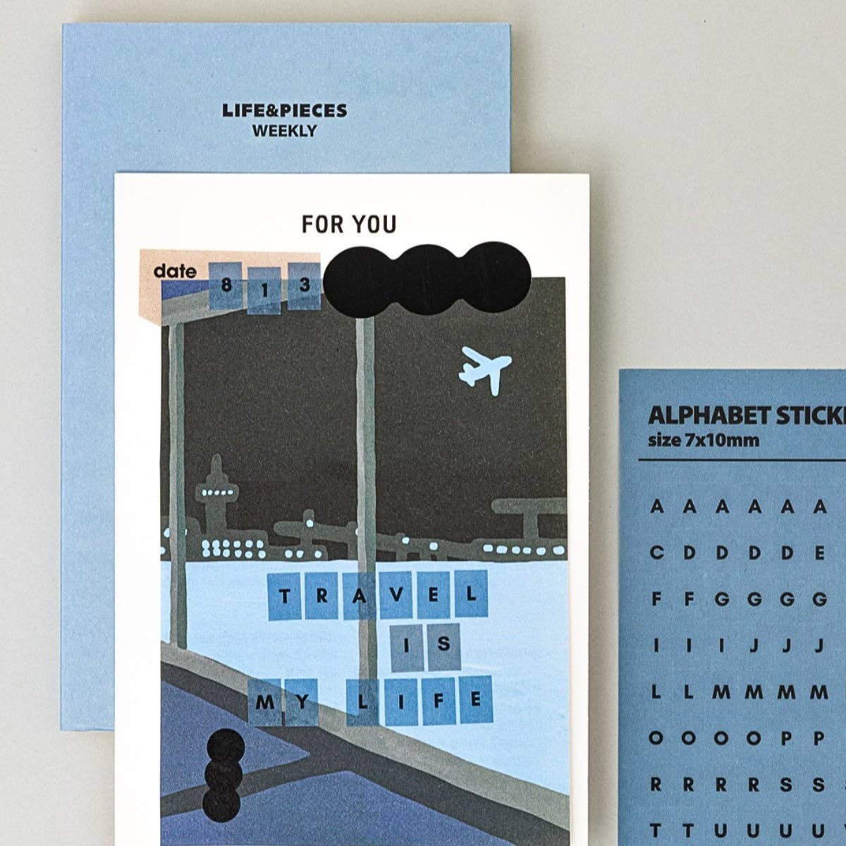 LIFE & PIECES Alphabet Sticker Set