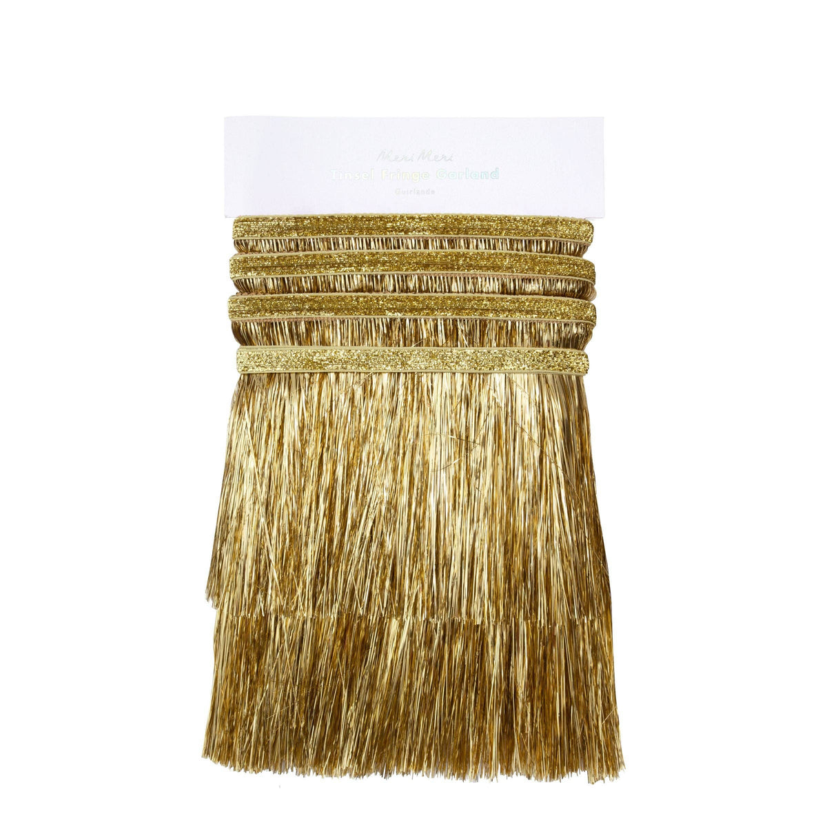Gold Tinsel Fringe Garland - 6ft