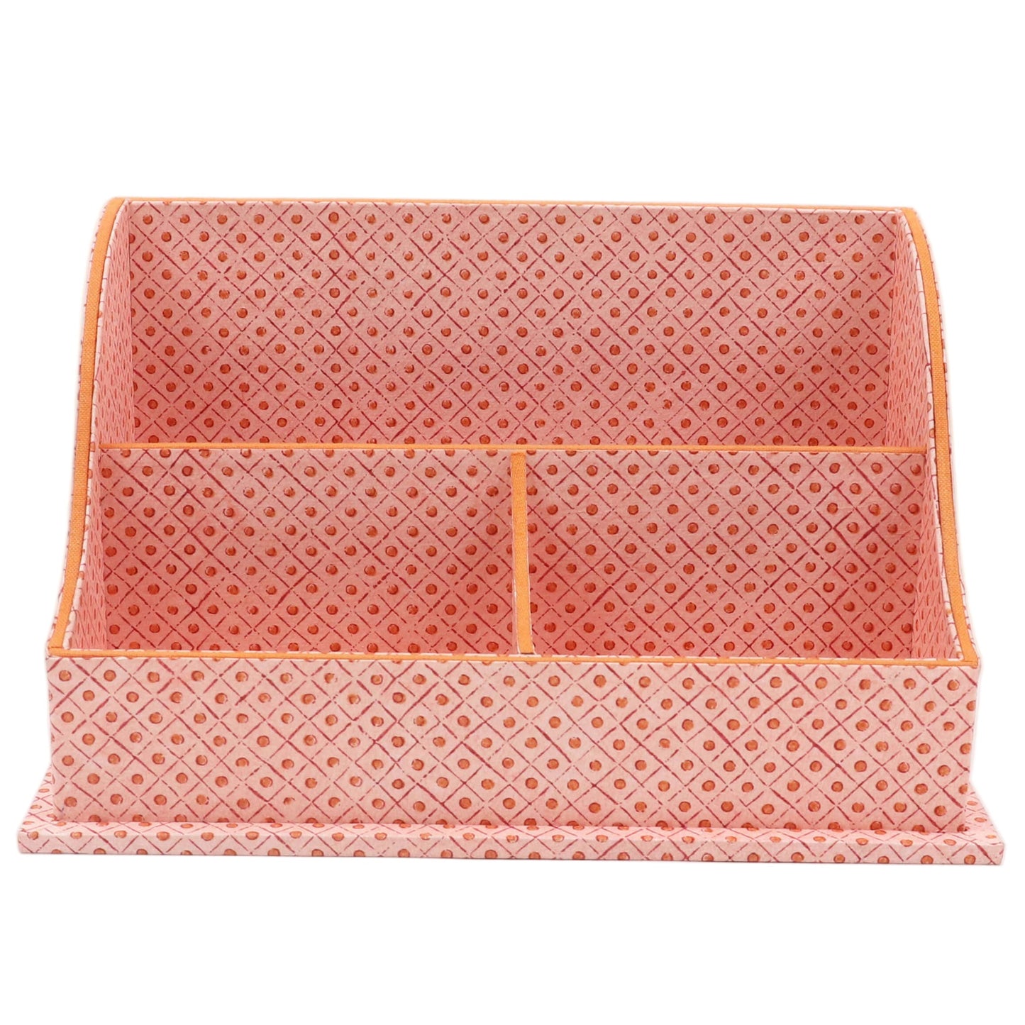 Wave Letter Sorter Block Printed:  Dot Grid