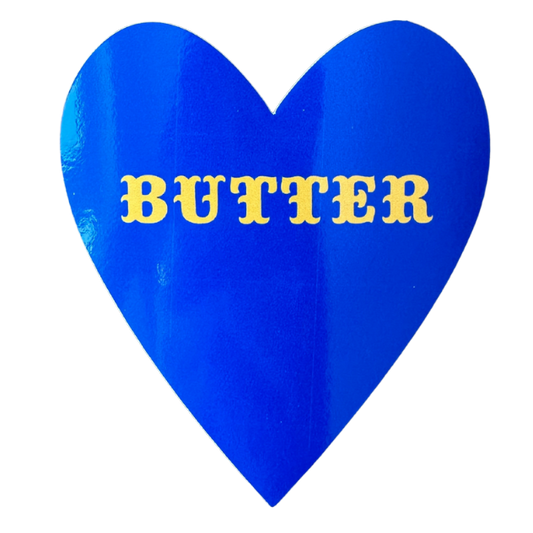 Butter Heart Sticker