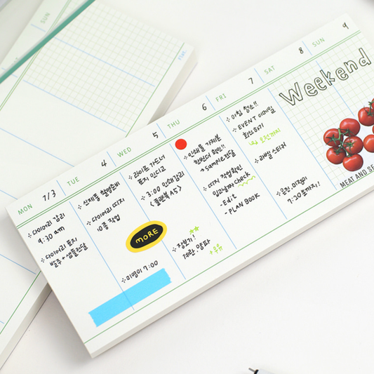 Weekly Planner Notepad
