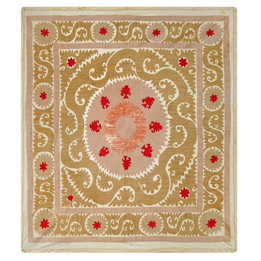 Handmade Vintage Suzani Throw