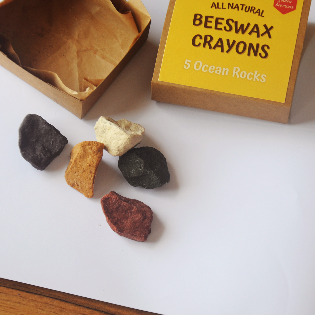 Rock Raspberry Crayons All Natural Beeswax Ocean Rock Crayons - Set of 5 – Pentreath & Hall