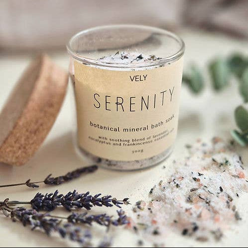 Botanical Mineral Bath Salts "Serenity"