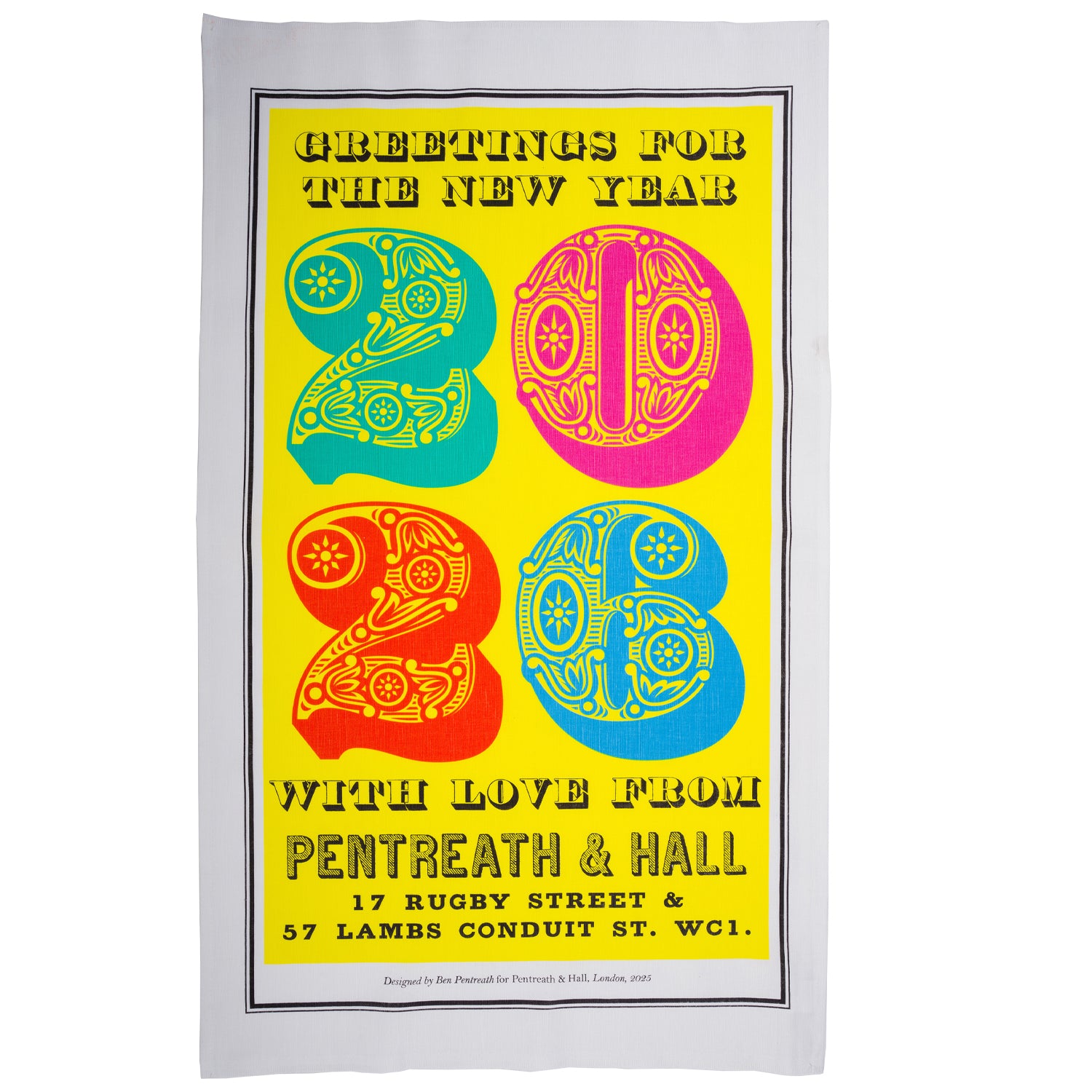 P&H 2026 Souvenir Tea Towel – Pentreath & Hall