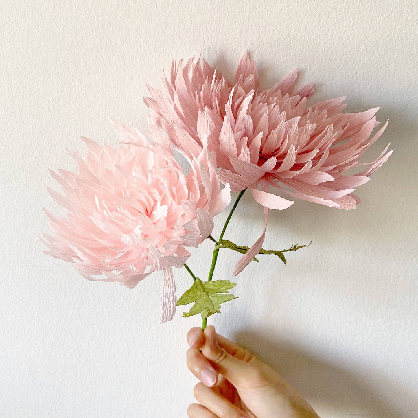 Make Your Own Crepe Paper Chrysanthemum Flower