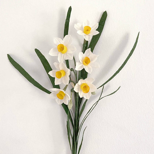 Make Your Own Crepe Paper Bunch-Flowered Narcissus
