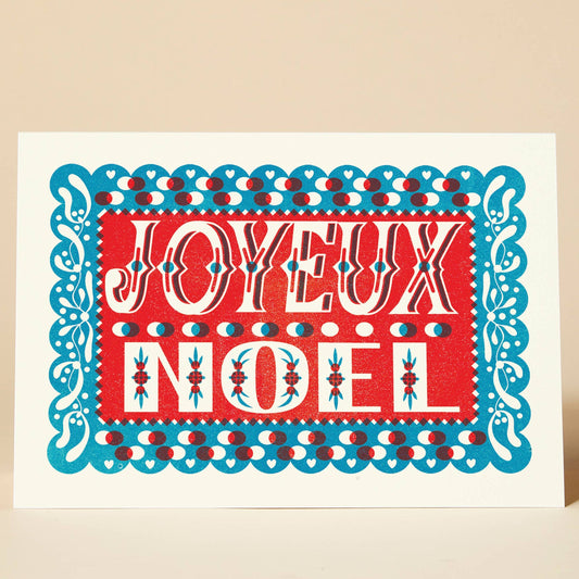 Joyeux Noel Christmas Card