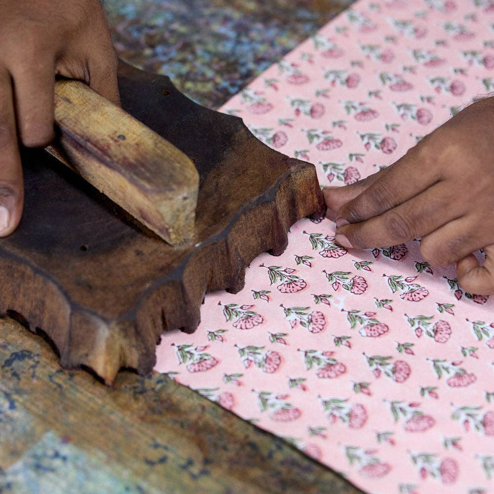 Block Printed Picture Frame- Ditsy Floral